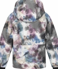 2117 of Sweden Juniors' Light Padded Ski Jacket Kidden Aop Grape