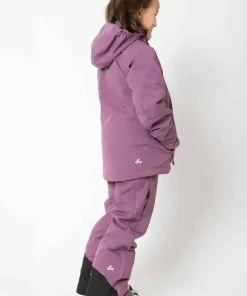 2117 of Sweden Juniors' Light Padded Ski Jacket Lauker Grape New