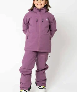 2117 of Sweden Juniors' Light Padded Ski Jacket Lauker Grape New