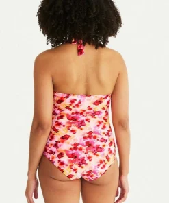 Abecita Women's Haiti Halterneck Swimsuit Pink