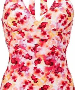 Abecita Women's Haiti Halterneck Swimsuit Pink