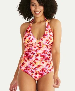 Abecita Women's Haiti Halterneck Swimsuit Pink