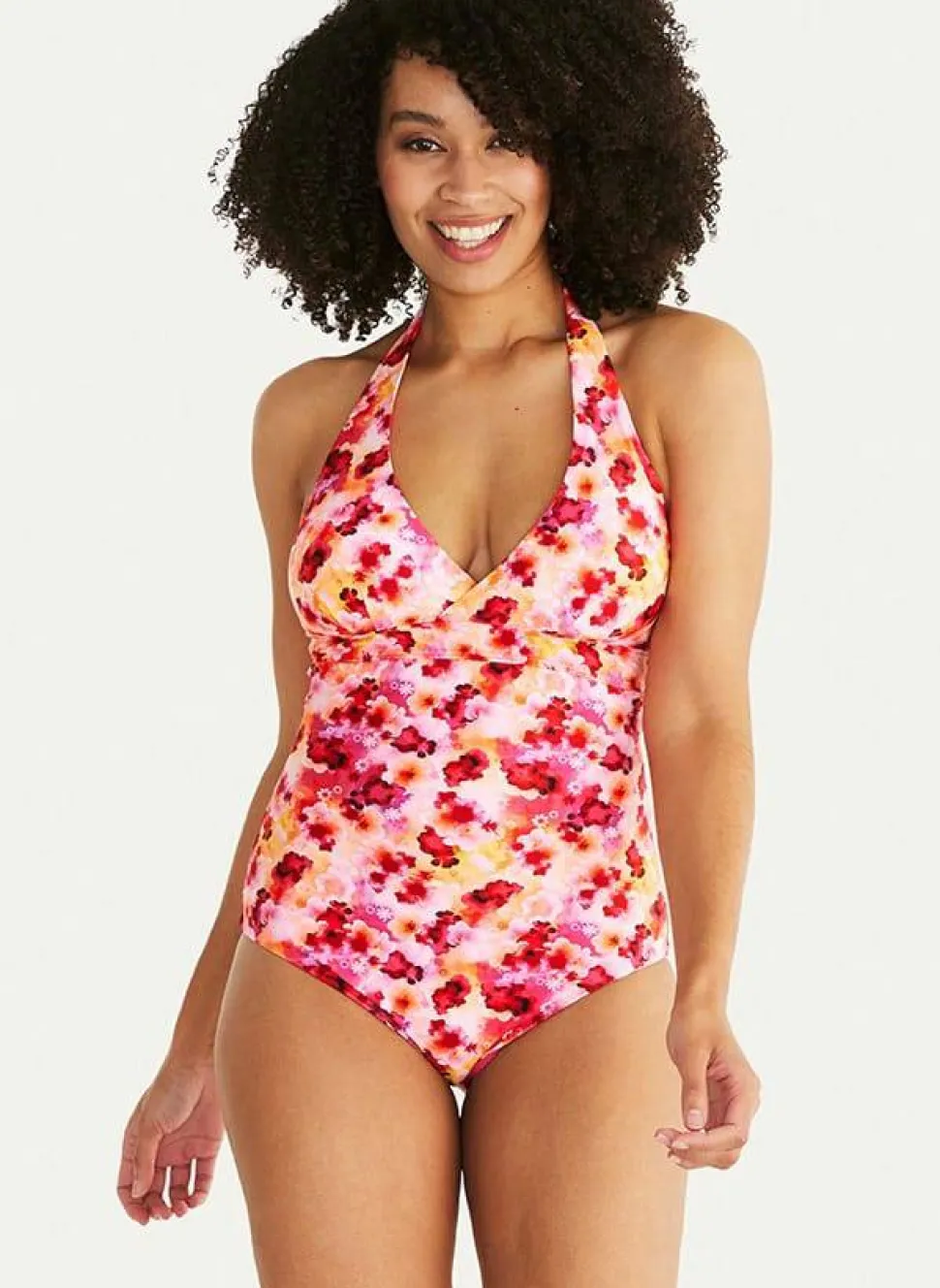 Abecita Women's Haiti Halterneck Swimsuit Pink
