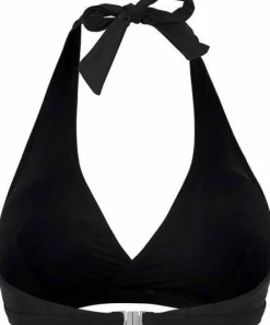 Abecita Women's Maui Halterneck Bikini Bra Black New