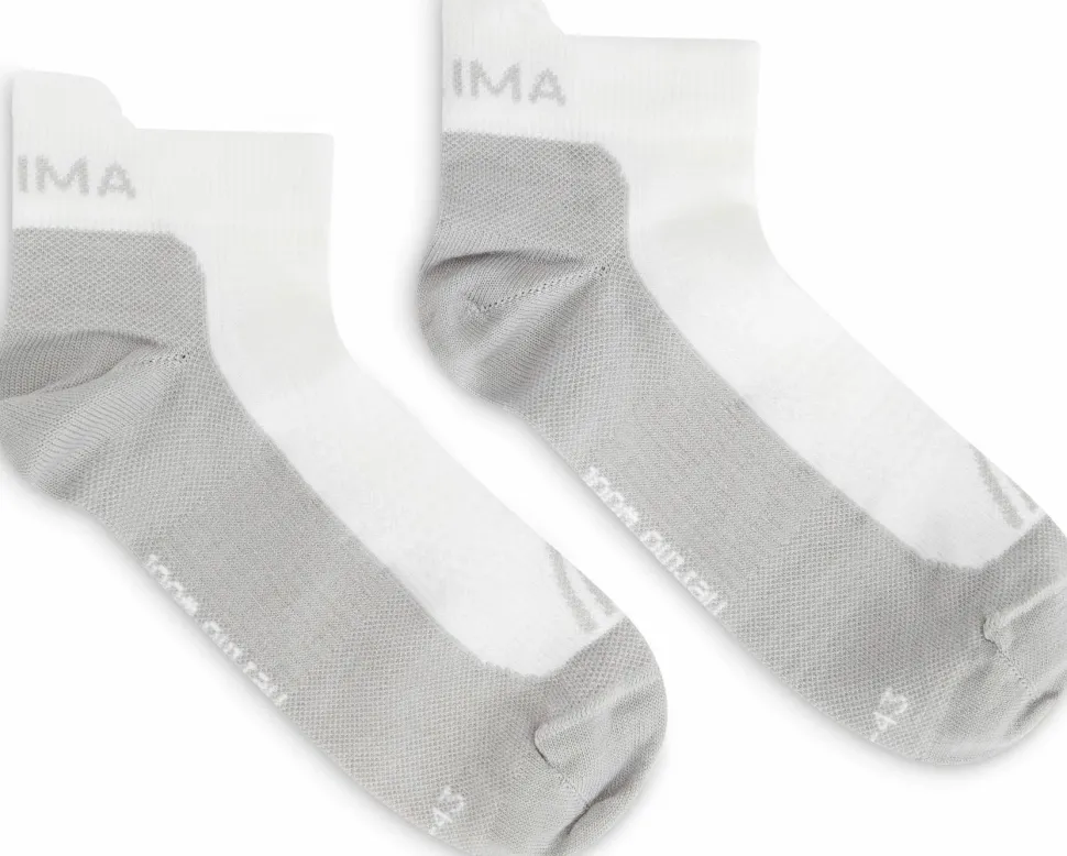Aclima Ankle Socks 2-Pack White/light Grey