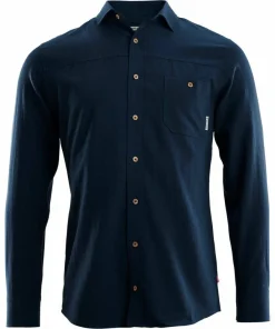 Aclima LeisureWool Woven Wool Shirt Man Navy Blazer Discount