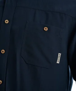 Aclima LeisureWool Woven Wool Shirt Man Navy Blazer Discount