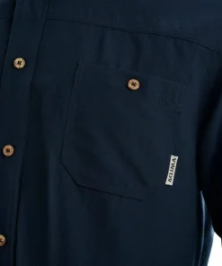 Aclima LeisureWool Woven Wool Shirt Man Navy Blazer Discount