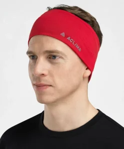 Aclima LightWool Headband Barbados Cherry