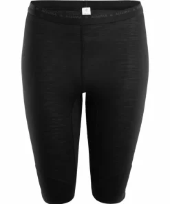 Aclima LightWool Shorts Long Women Jet Black