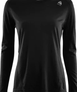 Aclima LightWool Sports Shirt Woman Jet Black