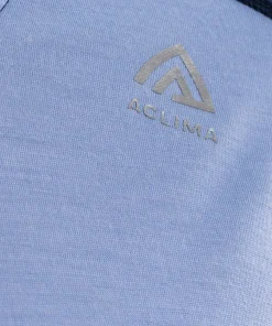 Aclima LightWool Sports Shirt Woman Purple Impression/Navy Blazer/North Atlantic