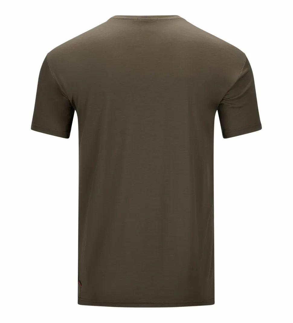 Aclima Men's LightWool 140 Classic Tee Logo Tarmac