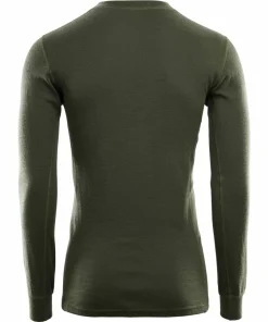 Aclima Men's WarmWool Crew Neck Olive Night