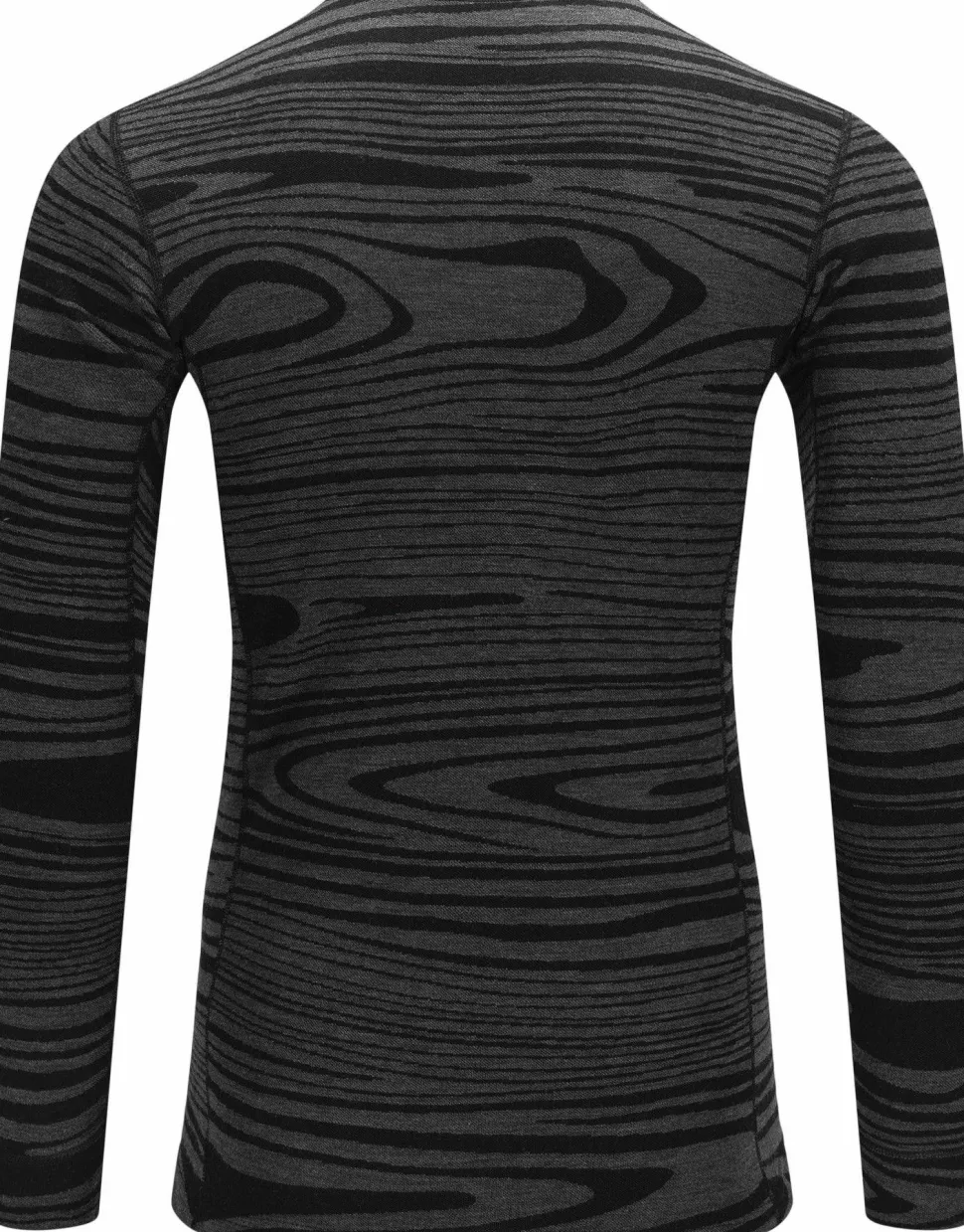 Aclima Men's WarmWool Crew Neck Black Motion