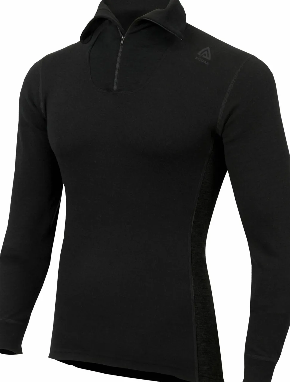 Aclima Men's WarmWool Polo Jet Black