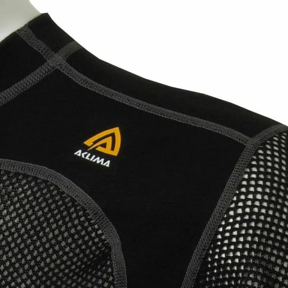 Aclima Men's WoolNet Crewneck Jet Black