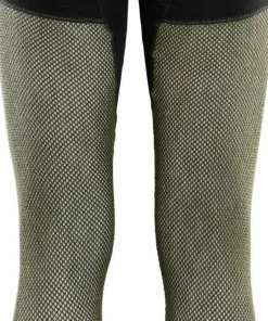 Aclima Men's WoolNet Hybrid Longs Jet Black/Olive Night/Dill