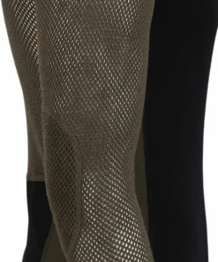 Aclima Men's WoolNet Hybrid Crew Neck Jet Black/Tarmac/Gold Flame