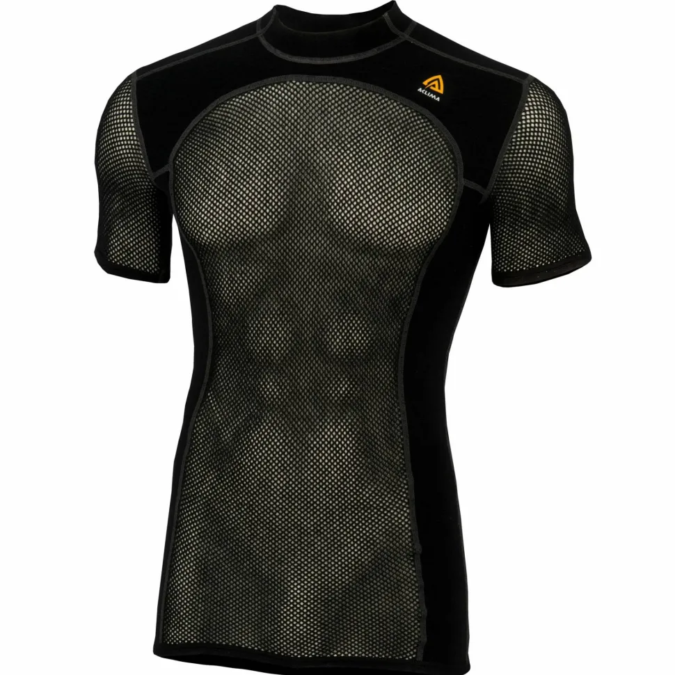 Aclima Men's Woolnet T-Shirt Jet Black
