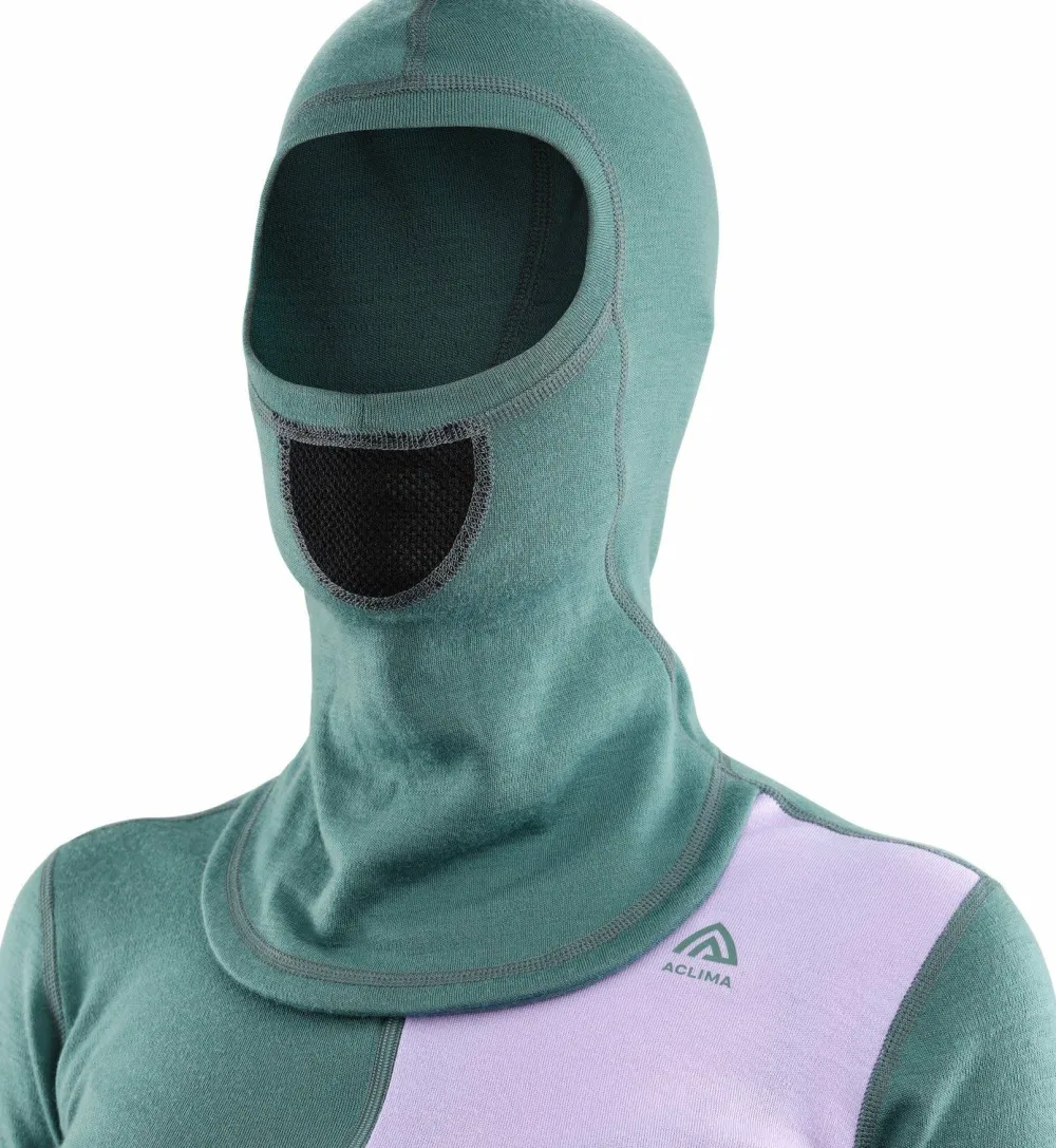 Best WarmWool Hoodsweater with Zip Woman North Atlantic/Purple Rose/Sunset Purple Skidkläder Dam|Underställ Dam