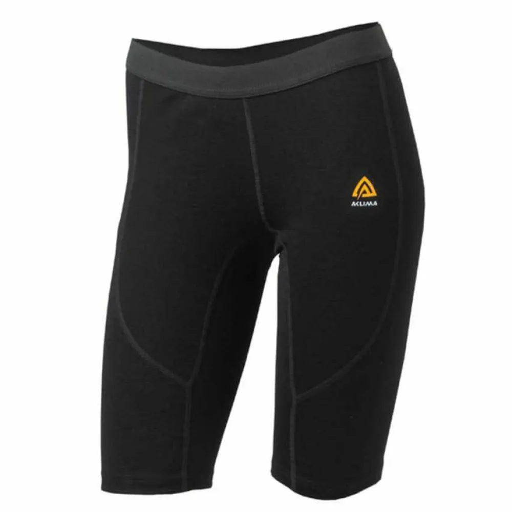 Aclima Warmwool Long Shorts Women's Jet Black Discount