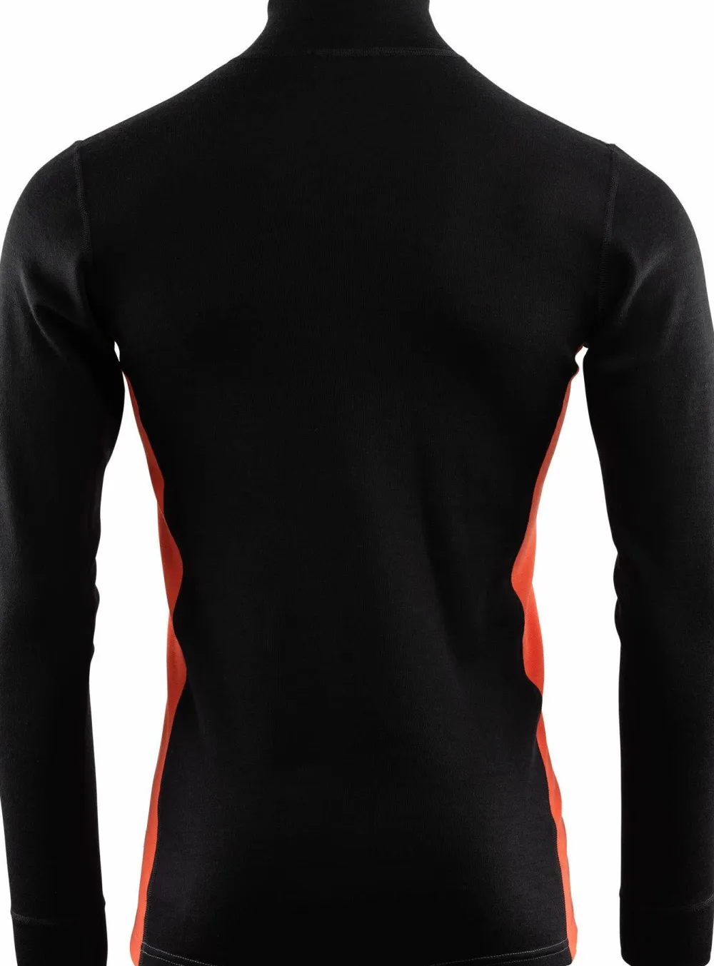 Aclima WarmWool Mock Neck with Zip Man Jet Black/North Atlantic/Red Clay Jet Black / North Atlantic / Red Clay New