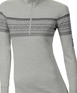 Aclima Women's DesignWool Marius Mockneck Gråfjell Discount