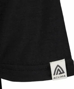 Aclima Women's Lightwool 140 Classic Tee Mountain Jet Black New