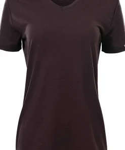 Aclima Women's LightWool 180 Loose Fit Tee Chocolate Plum New