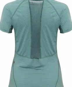 Aclima Women's LightWool Sports T-shirt Oil Blue/North Atlantic