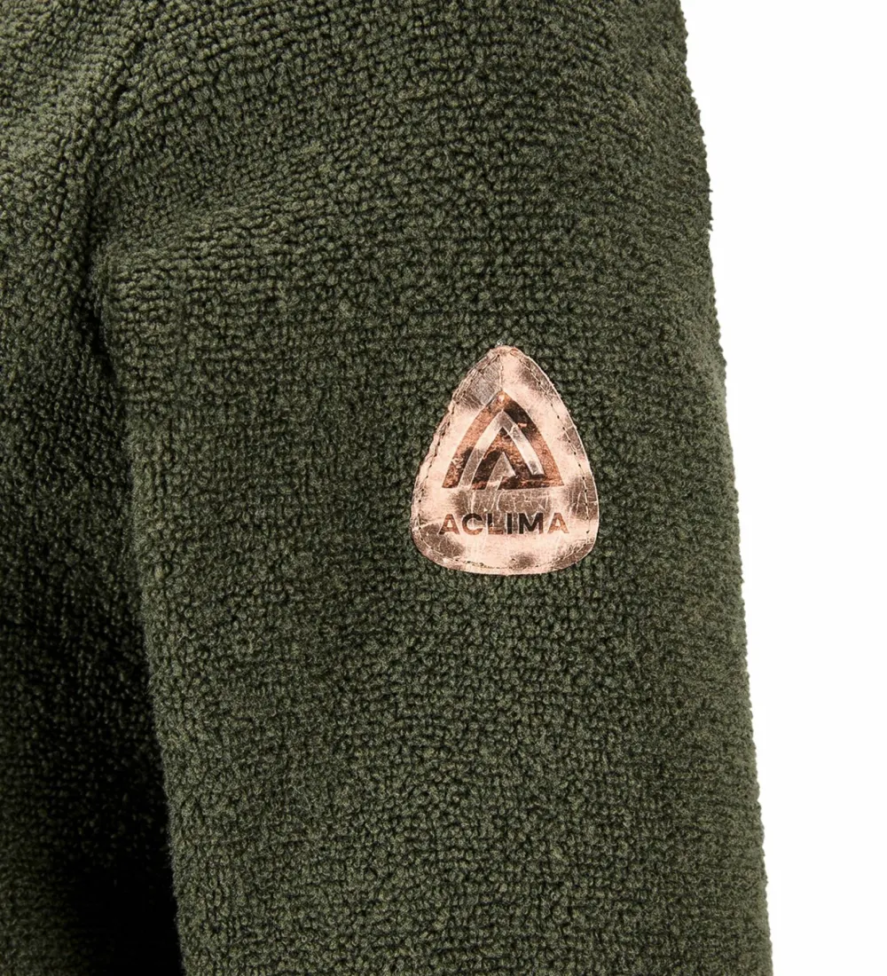 Aclima Women's ReBorn Terry Jacket Olive Melange Online