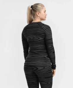 Aclima Women's WarmWool Crewneck Black Motion