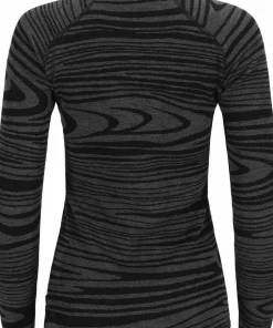 Aclima Women's WarmWool Crewneck Black Motion