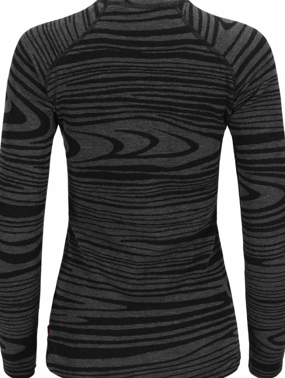 Aclima Women's WarmWool Crewneck Black Motion