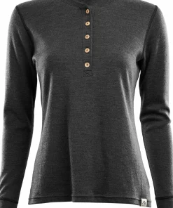 Aclima Women's WarmWool Granddad Shirt Marengo Best