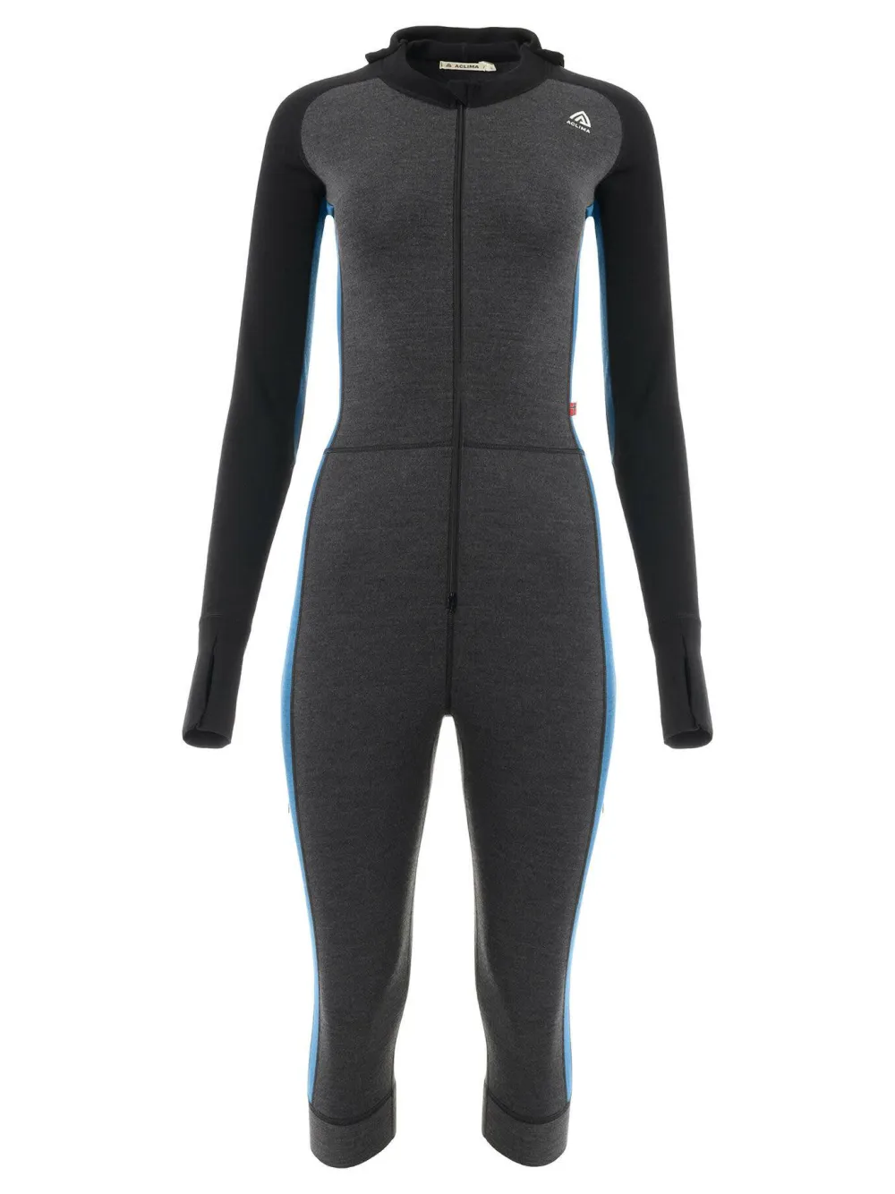 Aclima Women's WarmWool Overall 3/4 Marengo/Jet Black/Corsair