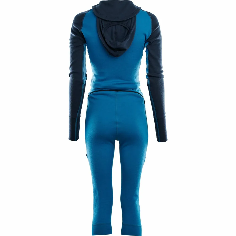 Aclima Women's WarmWool Overall 3/4 Blue Sapphire(Navy Blazer/Azu. Blue Sapphire / Navy Blazer / Azure Blue Sale