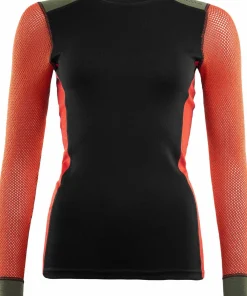 Women's WoolNet Hybrid Crew Neck Underställ Dam