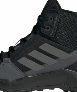 Adidas Kid's Terrex Ax4 Mid RAIN.RDY Hiking Shoes Core Black/Grey Four/Grey Six