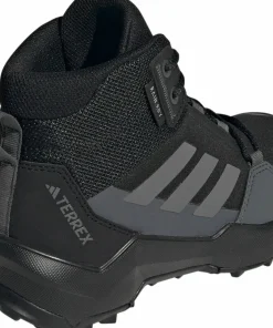 Adidas Kid's Terrex Ax4 Mid RAIN.RDY Hiking Shoes Core Black/Grey Four/Grey Six