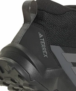 Adidas Kid's Terrex Ax4 Mid RAIN.RDY Hiking Shoes Core Black/Grey Four/Grey Six