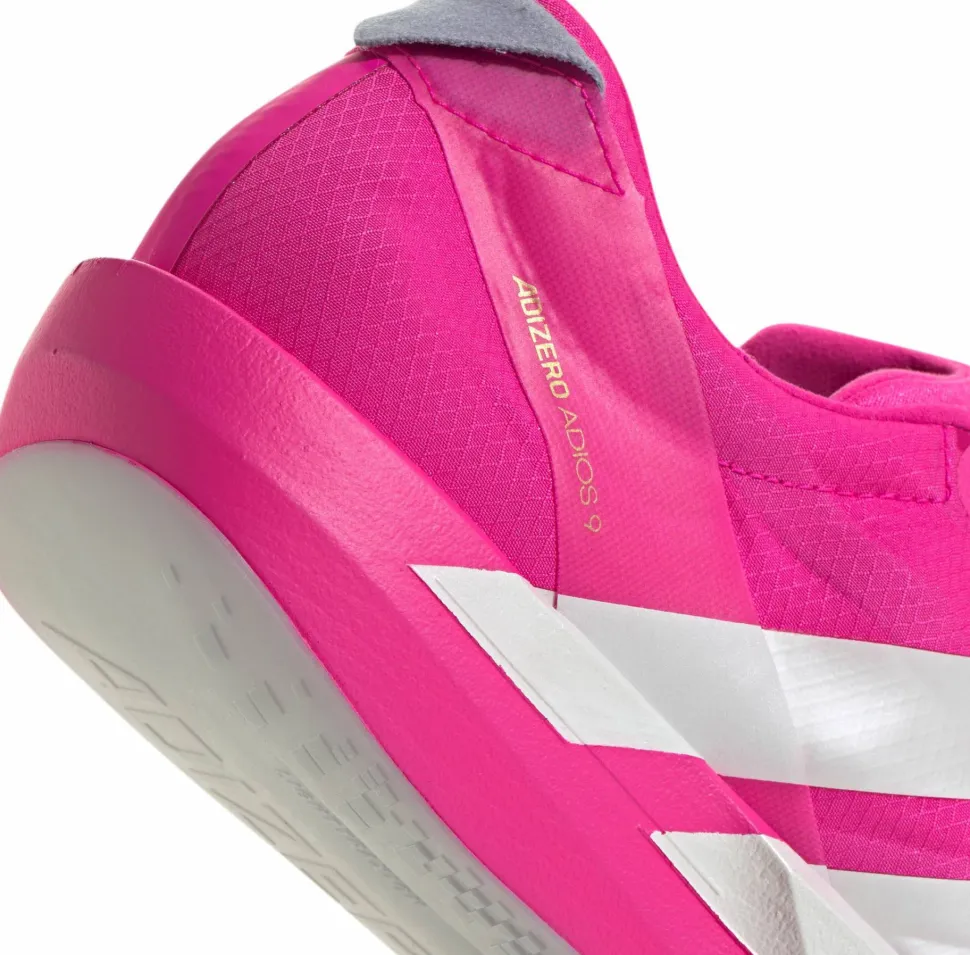 Adidas Men's Adizero Adios 9 Shock Pink/Zero Metalic/Silver Violet