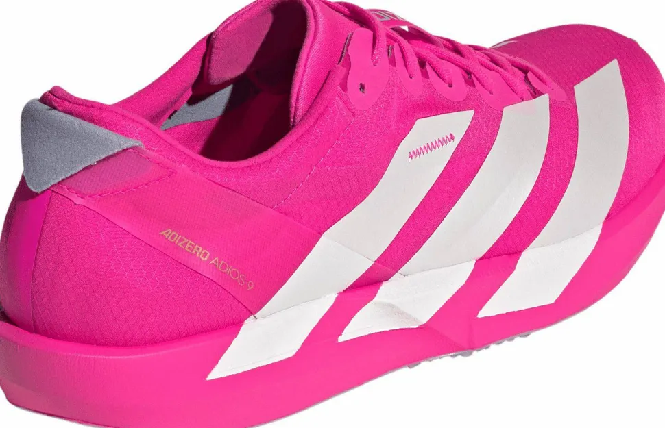 Adidas Men's Adizero Adios 9 Shock Pink/Zero Metalic/Silver Violet