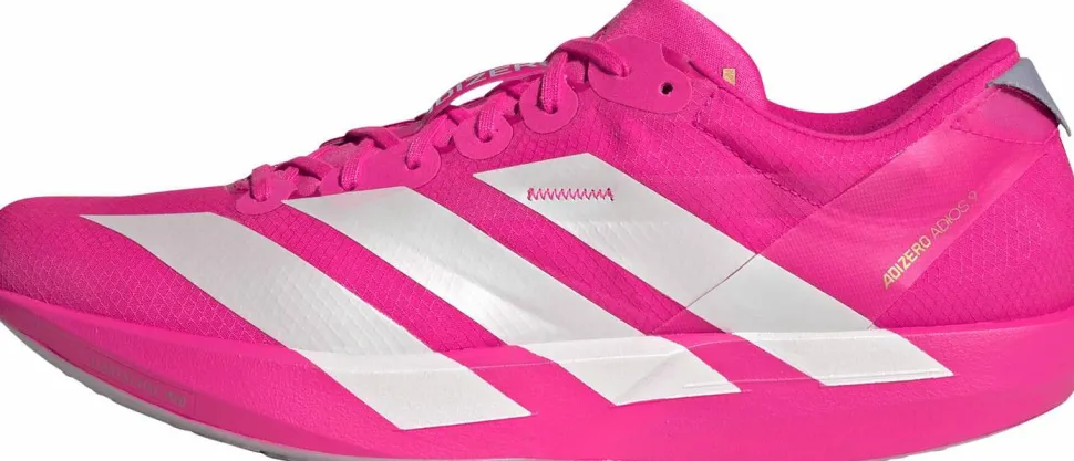 Adidas Men's Adizero Adios 9 Shock Pink/Zero Metalic/Silver Violet