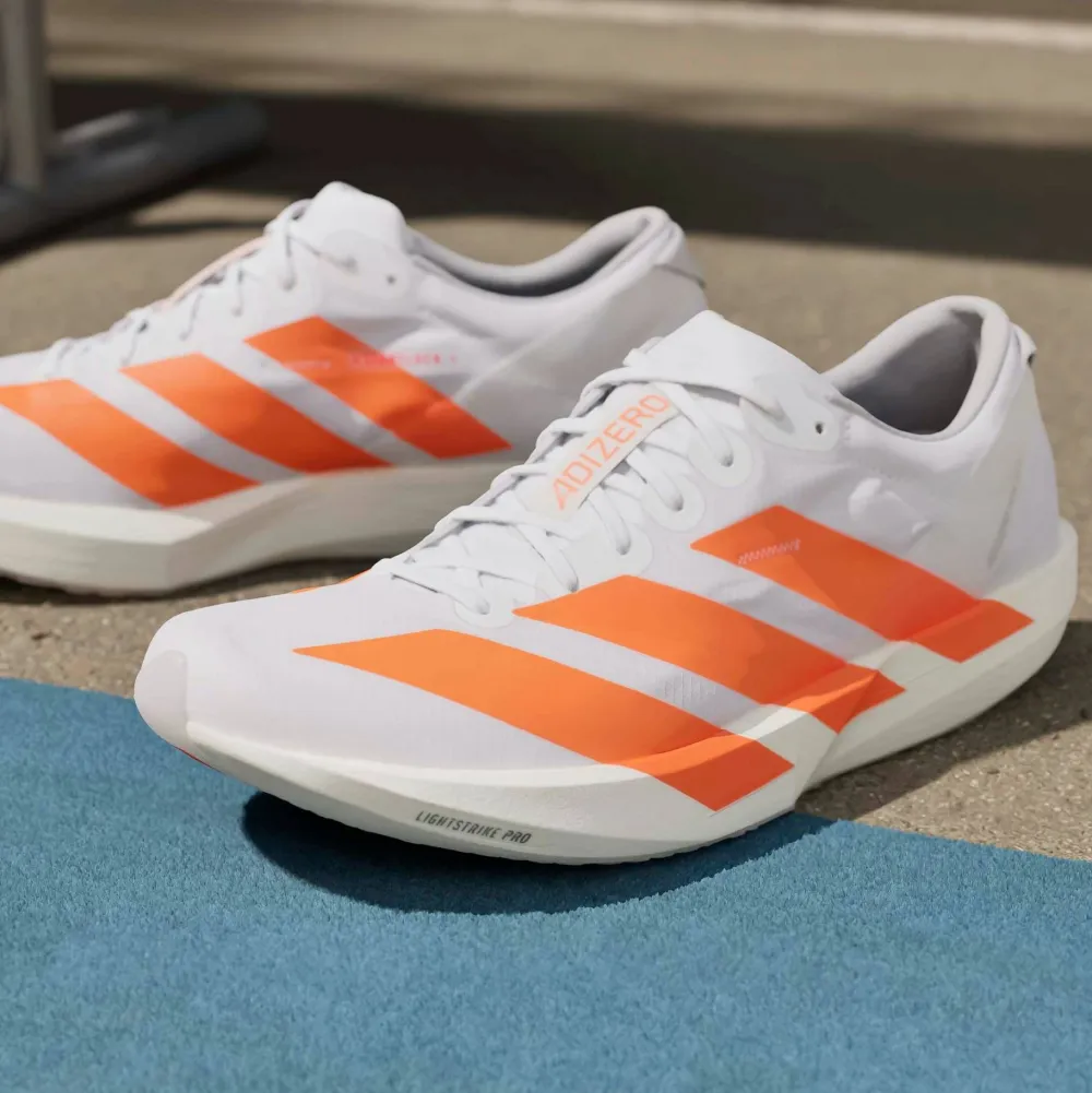 Online Men's Adizero Adios 9 Cloud white/Lucid Orange/Lucid red Löparskor Herr