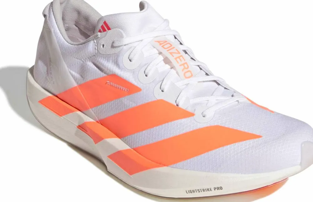 Online Men's Adizero Adios 9 Cloud white/Lucid Orange/Lucid red Löparskor Herr