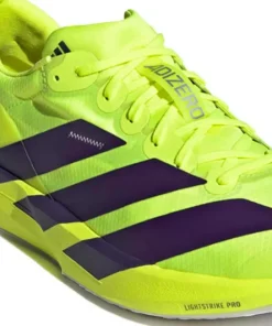 Adidas Men's Adizero Adios 9 Solar Yellow / Aurora Plum / Powder Plum Hot