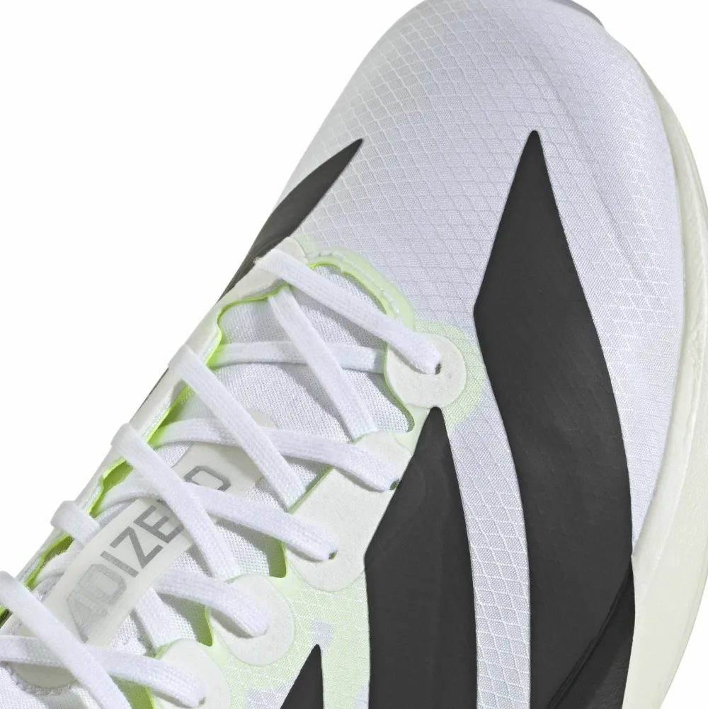 Clearance Men's Adizero Adios 9 Cloud White/Core Black/Lucid Red Löparskor Herr