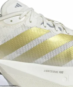Adidas Men's Adizero Boston 13 Cloud White/Gold Mint/Halsil Best